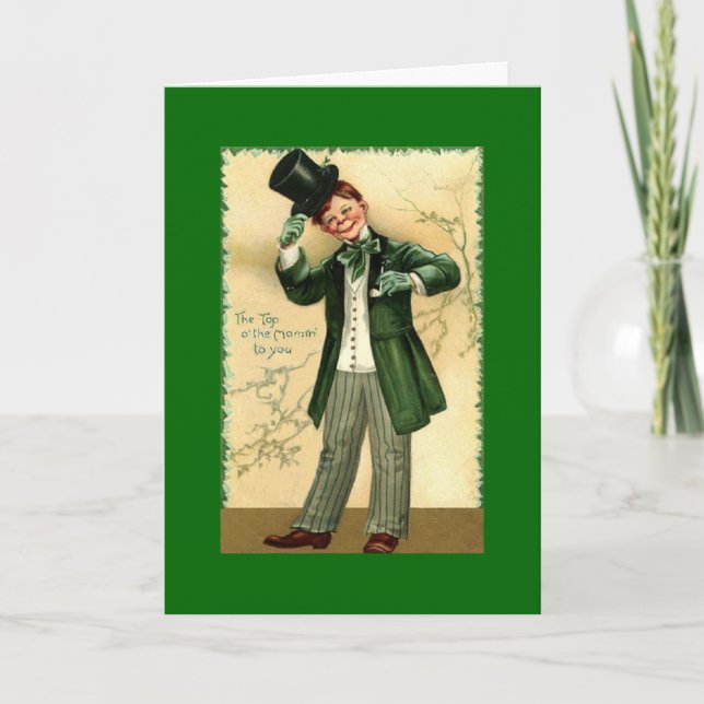 Vintage St. Patrick's Day Card (Front)