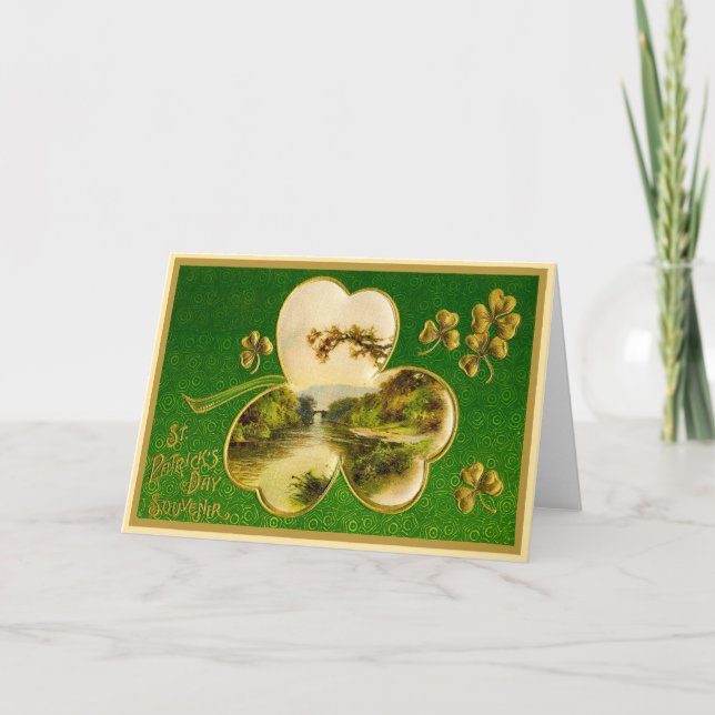 Vintage St Patrick's Day Card (Front)