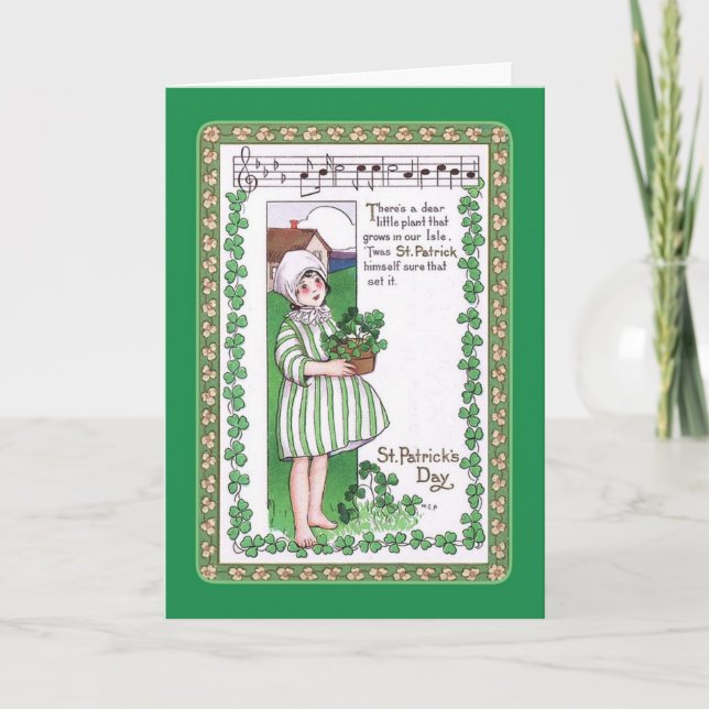 Vintage St Patrick's Day Card (Front)