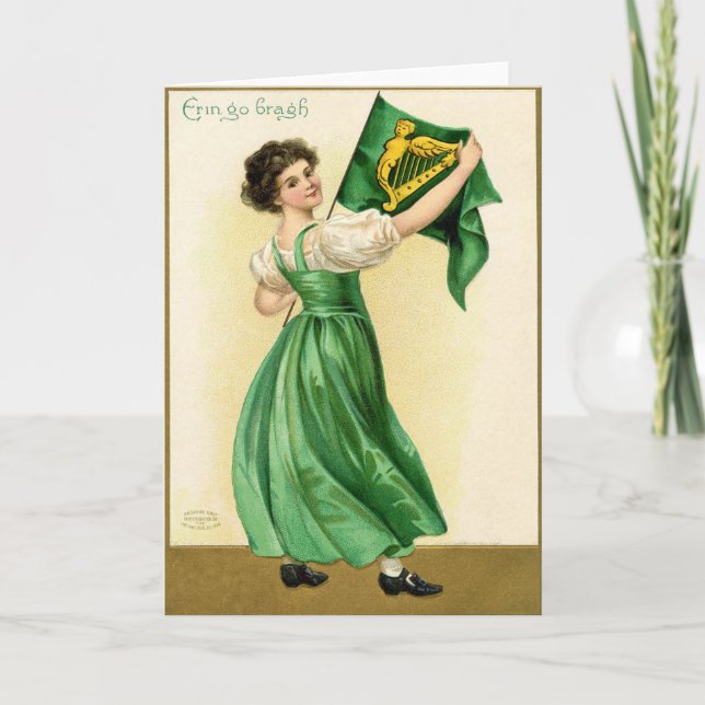 Vintage St Patrick's Day Card (Front)