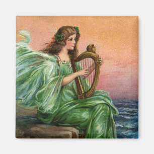 Vintage St. Patrick's Day. Exile of Erin Beach Magnet