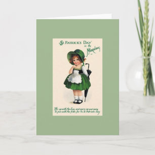Vintage St. Patrick's Day Morning Greeting Card