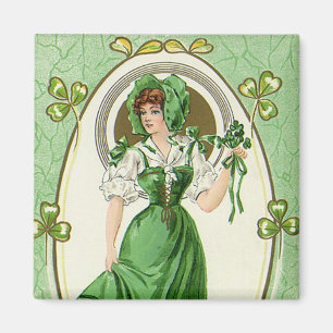 Vintage St. Patrick's Day, My Pretty Irish Colleen Magnet