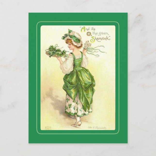 Vintage St Patrick's Day postcard (Front)