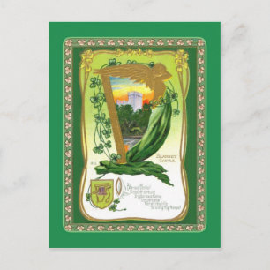 Vintage St Patrick's Day postcard