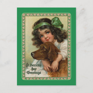 Vintage St Patrick's Day postcard
