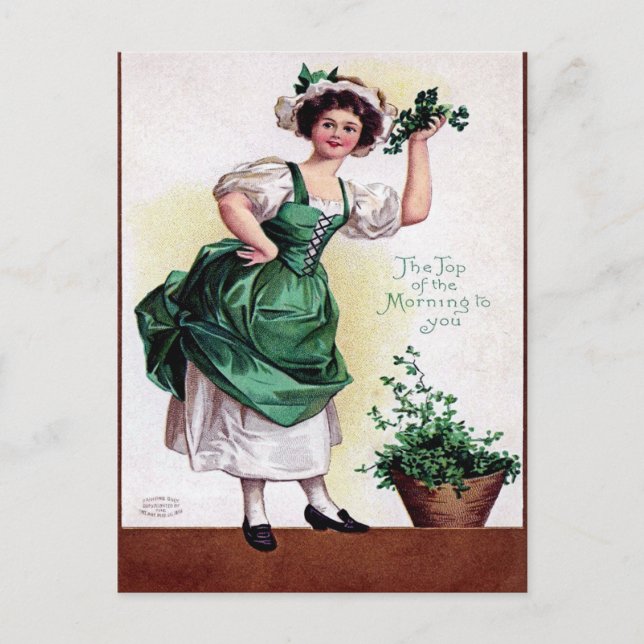 Vintage St Patrick's Day Postcard (Front)