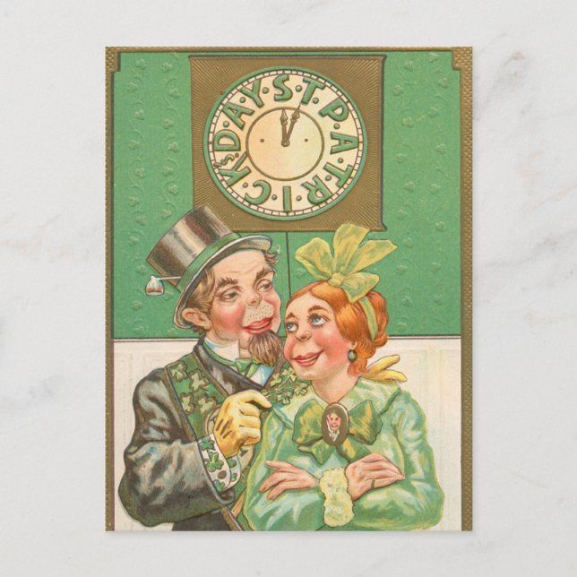 Vintage St. Patrick's Day Postcard (Front)