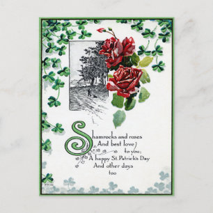 Vintage St Patrick's Day Postcard