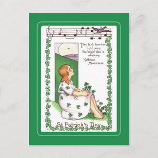 Vintage St Patrick's Day postcard