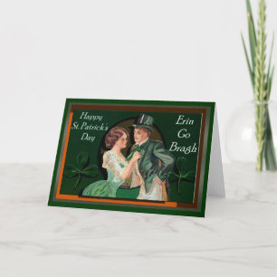 VINTAGE ST. PATRICK'S DAY SHADOW BOX CARD