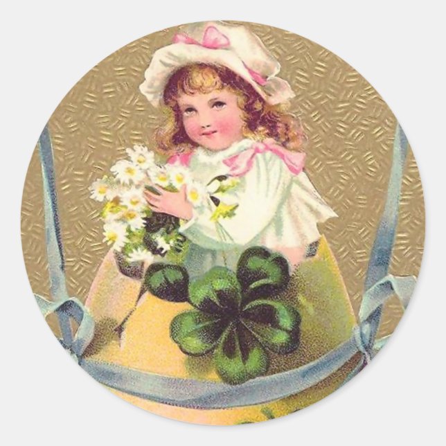 Vintage St. Patrick's Day Stickers (Front)