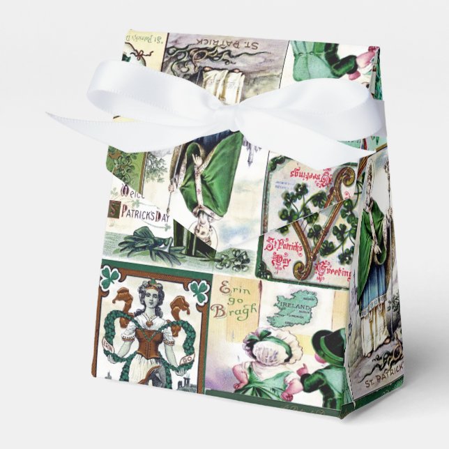 Vintage St Patrick's Favour Box (Front Side)