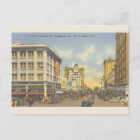 Vintage St. Petersburg Florida Postcard
