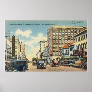 Vintage St. Petersburg Florida Poster