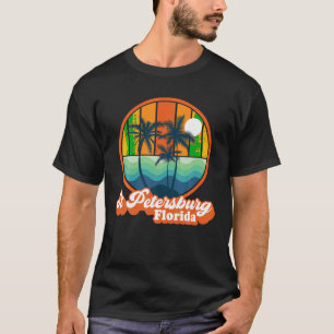Vintage St Petersburg Florida Summer 90s Beach Sou T-Shirt