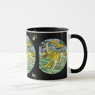 Vintage Stained Glass Dancer Mug