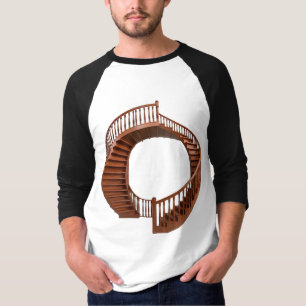 Vintage Staircase of Mystery 3/4 Sleeve T-Shirt