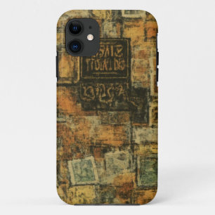 Vintage Stamp Collage Mobile Case