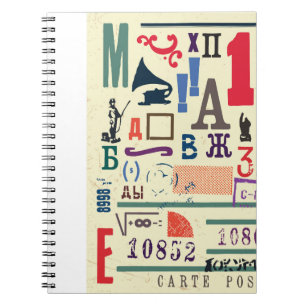Vintage Stamp: Document Decor Notebook