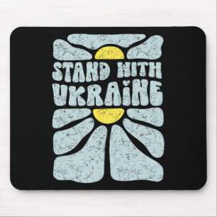 Vintage Stand With Ukraine Tee Mouse Pad