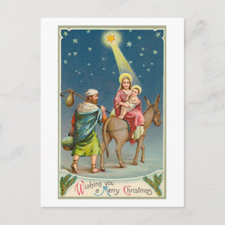 Vintage Star Of Bethlehem Card