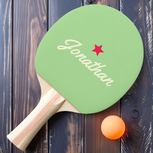 Vintage Star Signature in Cool Mint Ping Pong Paddle