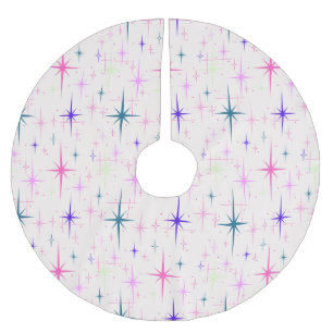 Vintage Starburst Brushed Polyester Tree Skirt