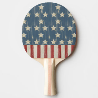 Vintage Stars and Stripes Ping Pong Paddle