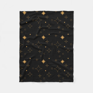 Vintage stars  fleece blanket