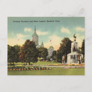 Vintage, State Capitol, Hartford, Connecticut Postcard