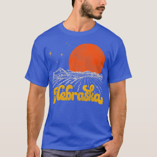 Vintage State of Nebraska Mid Century Distressed A T-Shirt