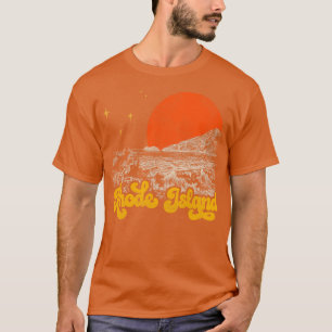 Vintage State of Rhode Island Mid Century Distress T-Shirt