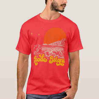 Vintage State of Rhode Island Mid Century Distress T-Shirt