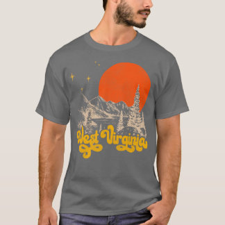 Vintage State of West Virginia Mid Century Distres T-Shirt