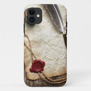 Vintage Stationary Old Photos iPhone 11 Case