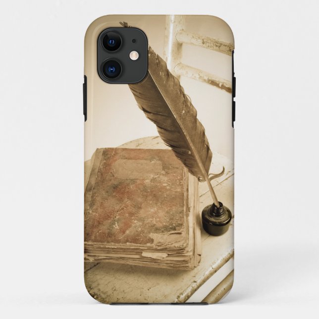 Vintage Stationary Old Photos Case-Mate iPhone Case (Back)