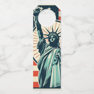 Vintage, Statue of Liberty Bottle Tag