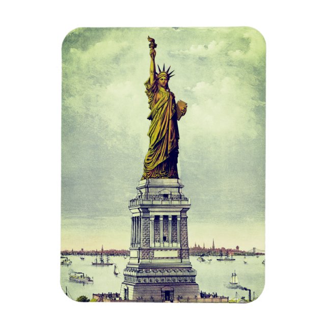 Vintage Statue of Liberty Magnet (Vertical)