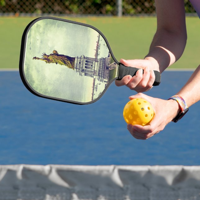 Vintage Statue of Liberty Pickleball Paddle (Insitu)