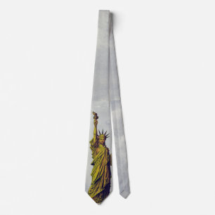 Vintage Statue of Liberty Tie