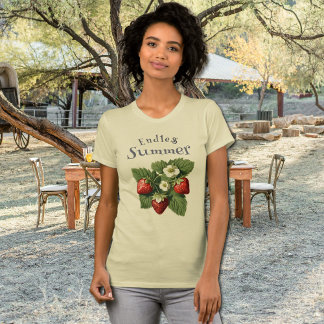 Vintage Stawberries - Endless  Summer  T-Shirt