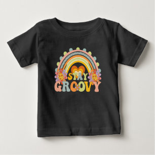  Vintage Stay Groovy Flower Power Tee