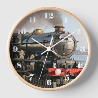 Vintage steam engine GWR King Class King Edward I Clock