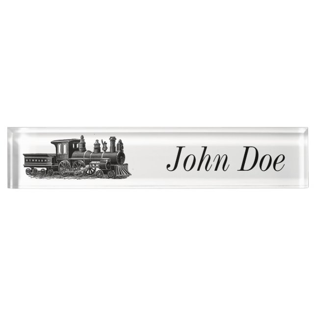 Vintage Steam Engine Nameplate (Front)