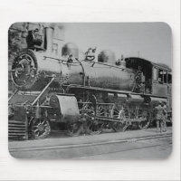 Vintage Steam Engine Railroad Locomotive