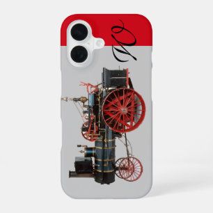 VINTAGE STEAM LOCOMOTIVE MONOGRAM iPhone 16 CASE