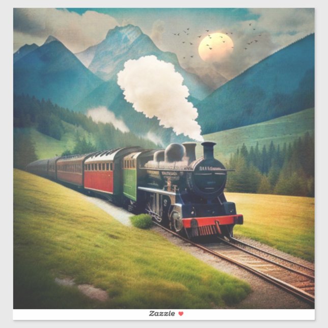 Vintage Steam Train (Sheet)