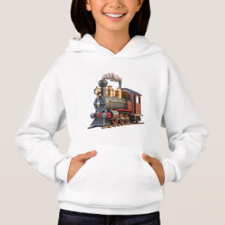 Vintage Steam Train Baby Shirt – Cute 3D Locomotiv