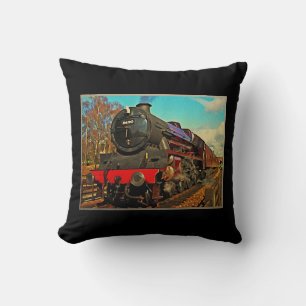 Vintage Steam Train Cushion